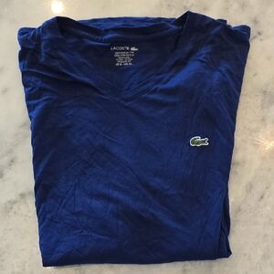 Lacoste Men's Short Sleeve Tee in Deep Blue